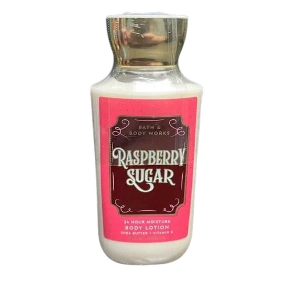 Bath & Body Works Raspberry Sugar 24hr Moisture Shea Lotion 8oz NEW